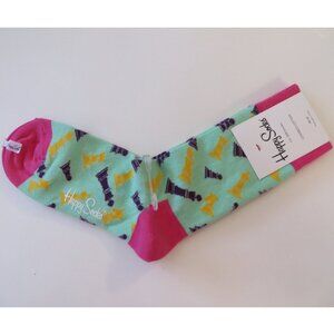 Happy Socks Chess Women Socks EU 36-40, US 5.5 - 9.5 Brand New Combed Cotton #8